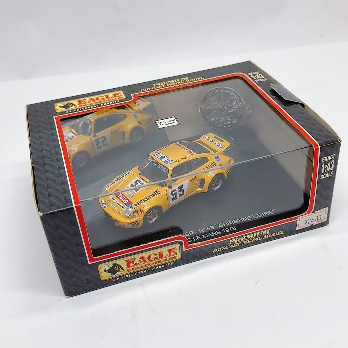 【K1】1/43 EAGLE PORSCHE CARRERA RSR - N° 53 CHRISTINE LAURE 24 HOURS LE MANS 1976 ルマン kyosho _画像9