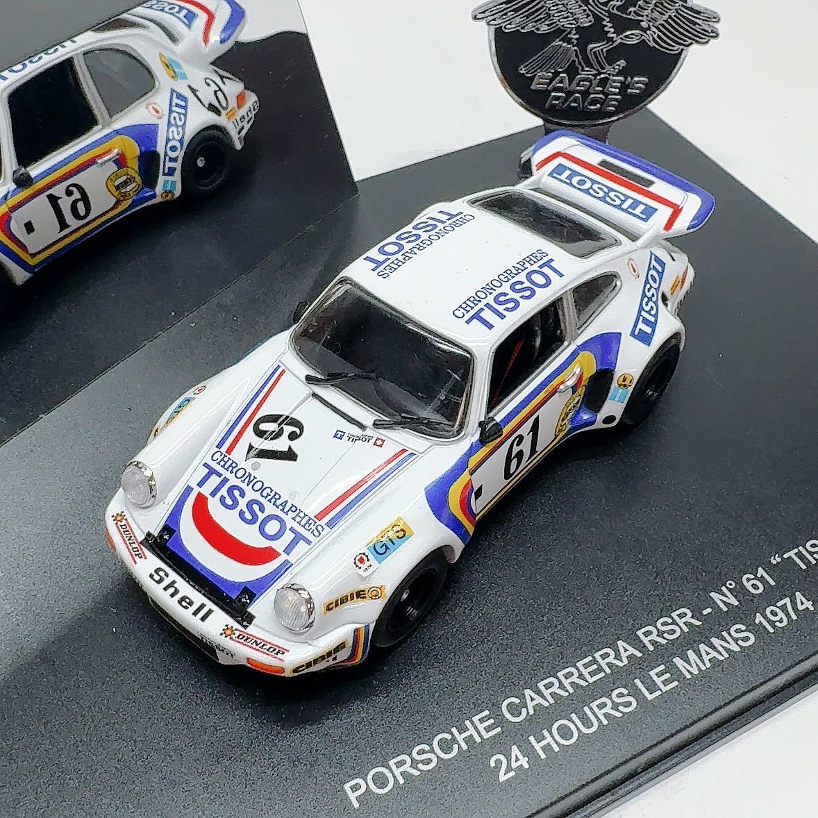 【K1】1/43 EAGLE PORSCHE CARRERA RSR - N° 61 TISSOT 24 HOURS LE MANS 1974 ルマン_画像1