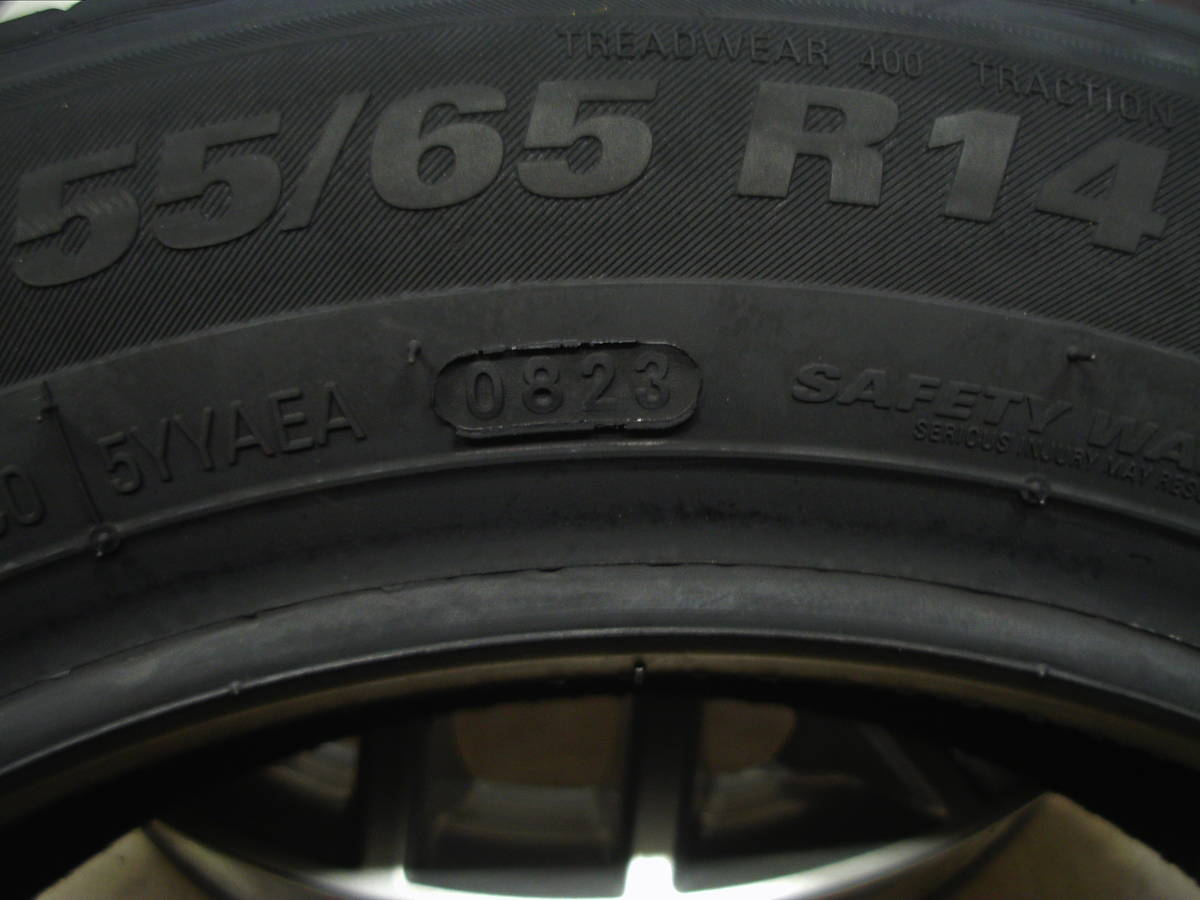 タイヤ　4本セット　クムホ　ECOWING　ES31　155/65R14　2023年製　-1-_画像3