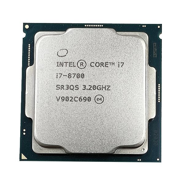 CPU Intel Core i7-8700 第8世代 3.20GHz SR3QS FCLGA1151 6コア 12スレッド 動作確認済 中古 PCパーツ 修理 部品 パーツ YA3248