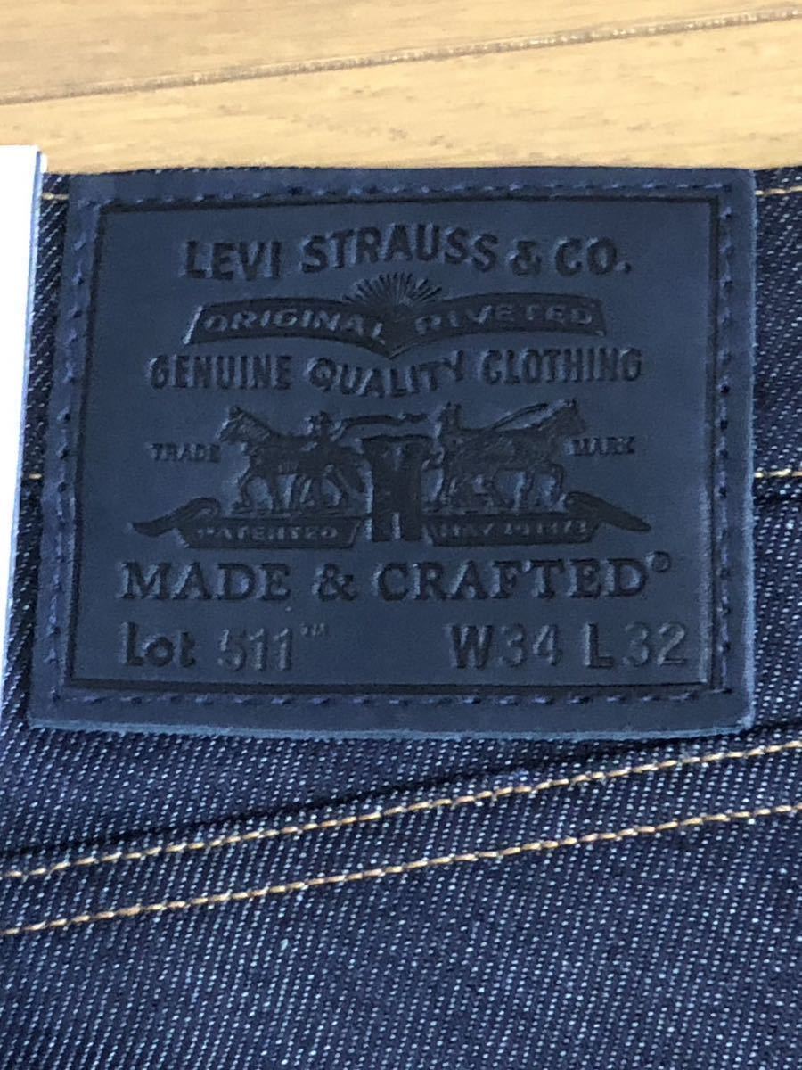 Levi's MADE＆CRAFTED 511 SLIM FIT CRISP SELVEDGE W34 L32_画像6