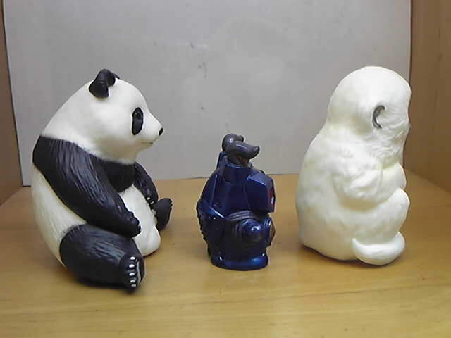 * палец кукла Zetton (li краска ) рука езда f линзы 9( прекрасный товар ). Panda gold sikou высота примерно 4~7 см вне установленной формы 220 иен *