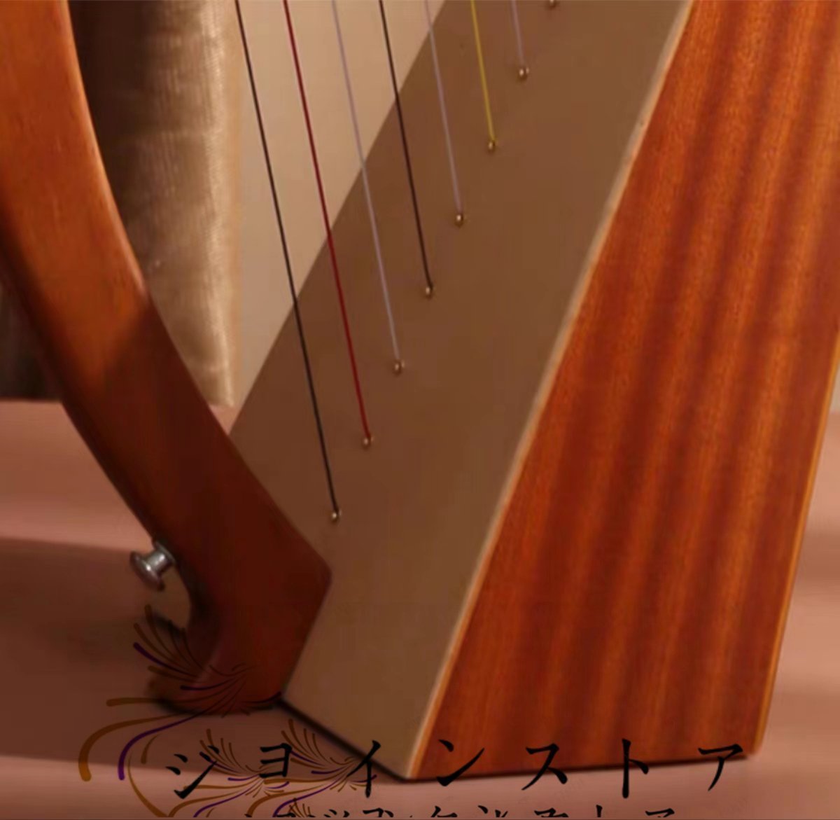  high class product! high class harp harp musical instruments laia- musical instruments . koto 19 tone Rya gold wooden harp .