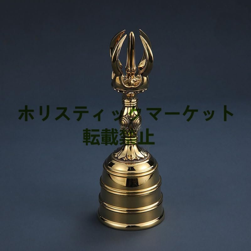 品質保証 大々型 金剛鈴 密教で使われる仏具 密教法具 前具 寺院仏具 真鍮製