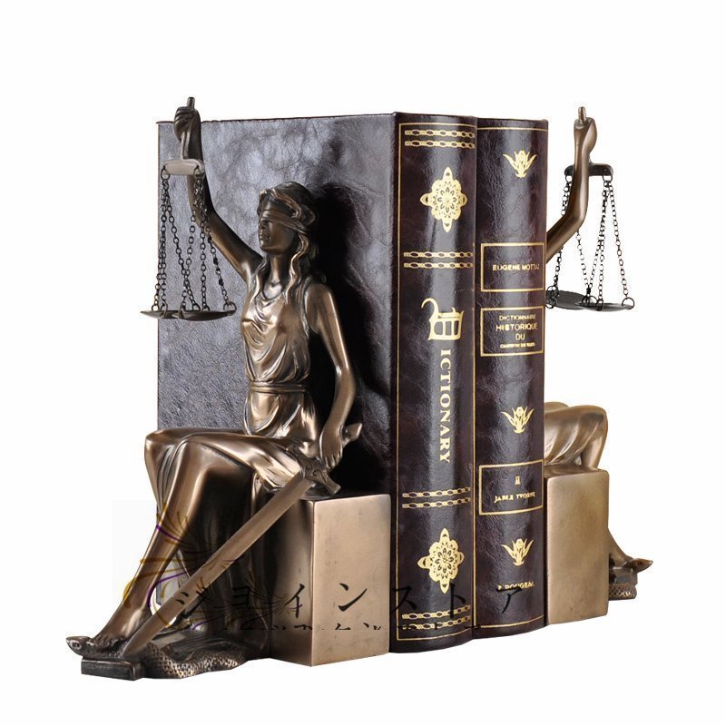  high class product! regular .. power. .. regular .. woman god book stand sculpture carving image West miscellaneous goods objet d'art ornament figyu Lynn copper resin hand made handmade 2 point 