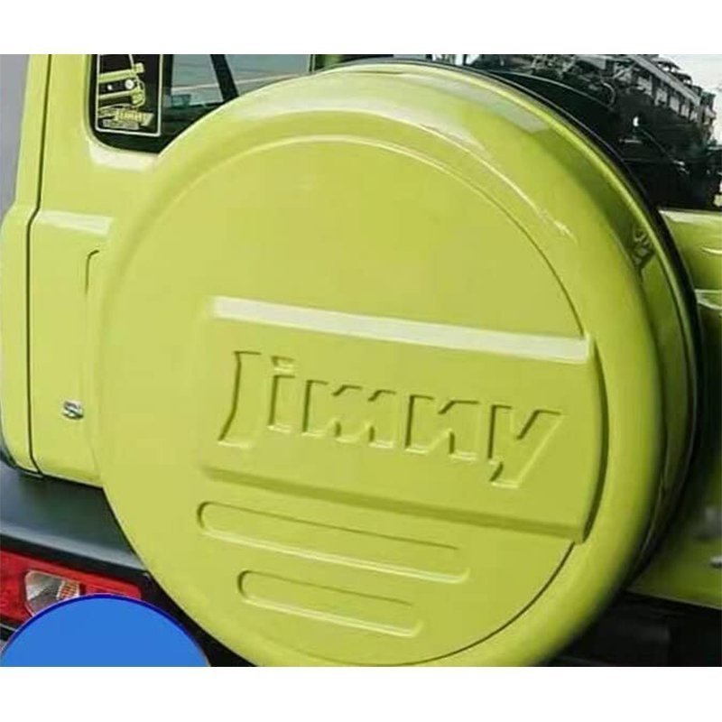 ジムニー JB74JB64 16インチ 背面スペアカバー スペアタイヤカバー ハードカバー タイヤカバー 保護カバー プレート付き 簡単装着 イエロー_画像8