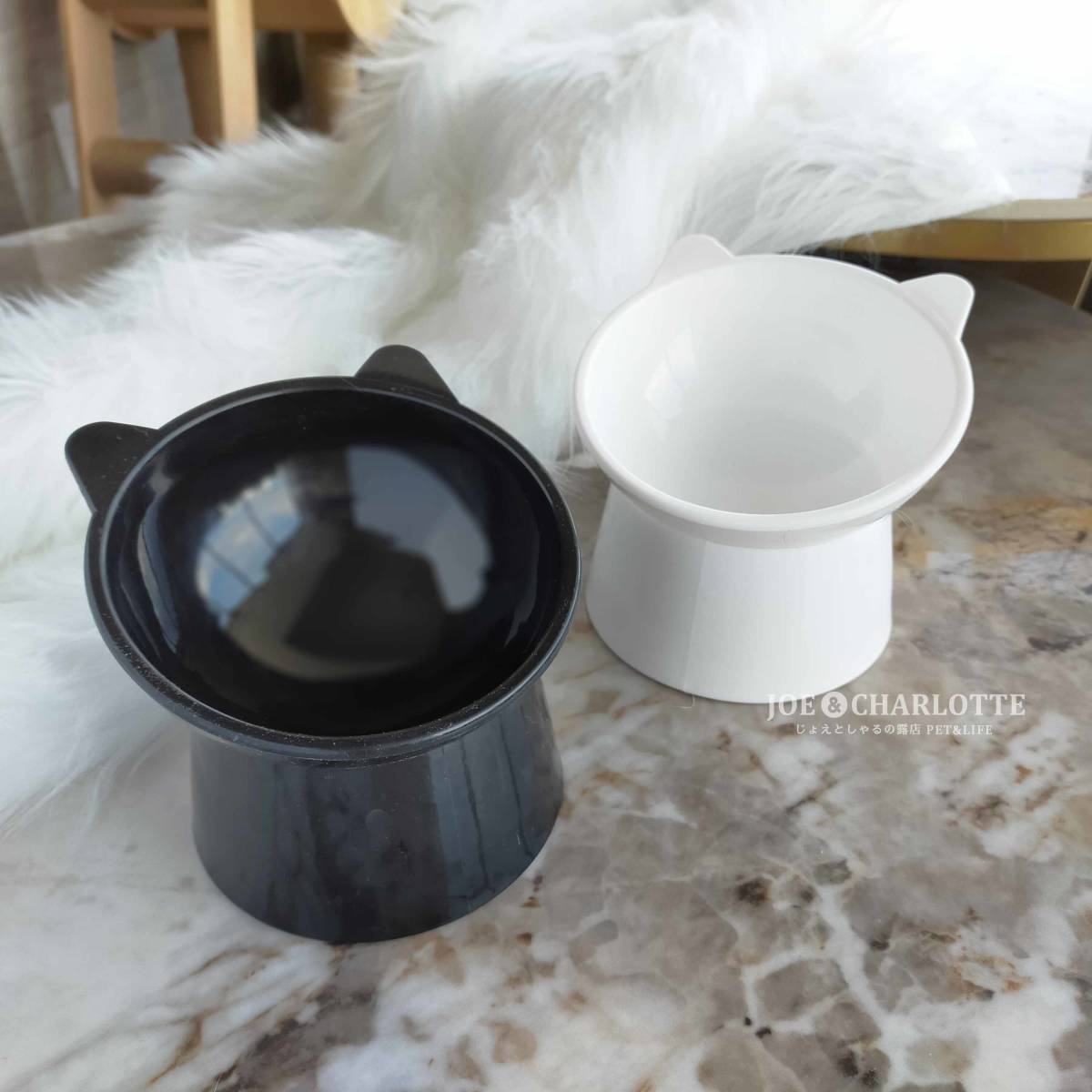 [5 point ] high capacity cat dog hood bowl pet tableware bite bait inserting watering bait plate 