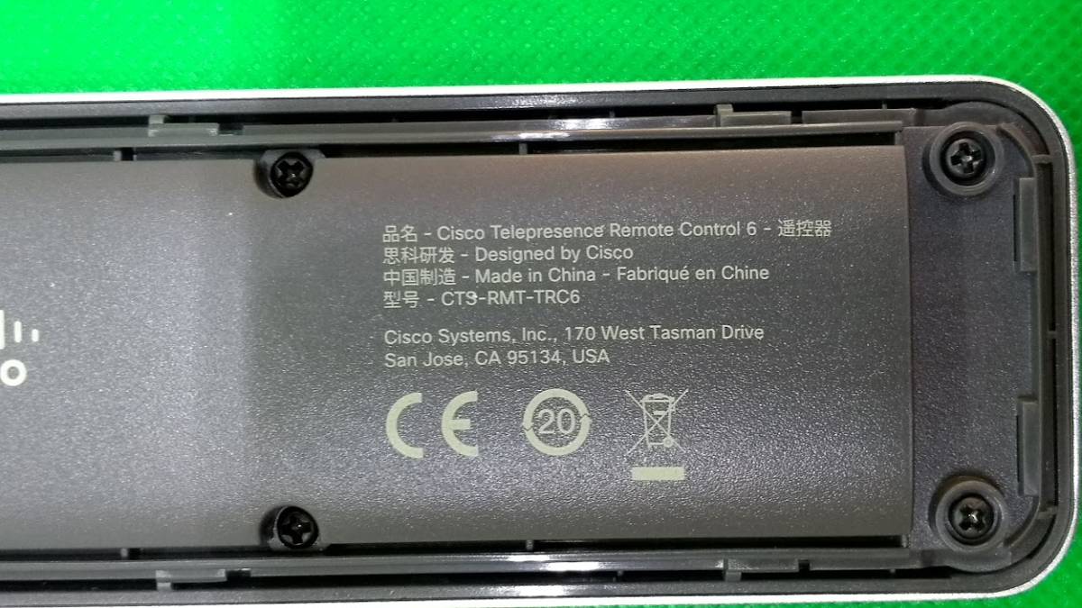 ●Cisco CTS-RMT-TRC6 テレプレゼンス 6 OEM オリジナル リモコン　3個セット_画像3