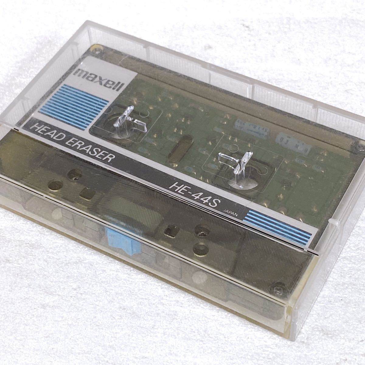 ★希少！貴重！★ maxell マクセル カセットテープ 電子回路内蔵 ヘッドイレーサー HEAD ERASER HE-44S 日本製【おまけ付】_画像1