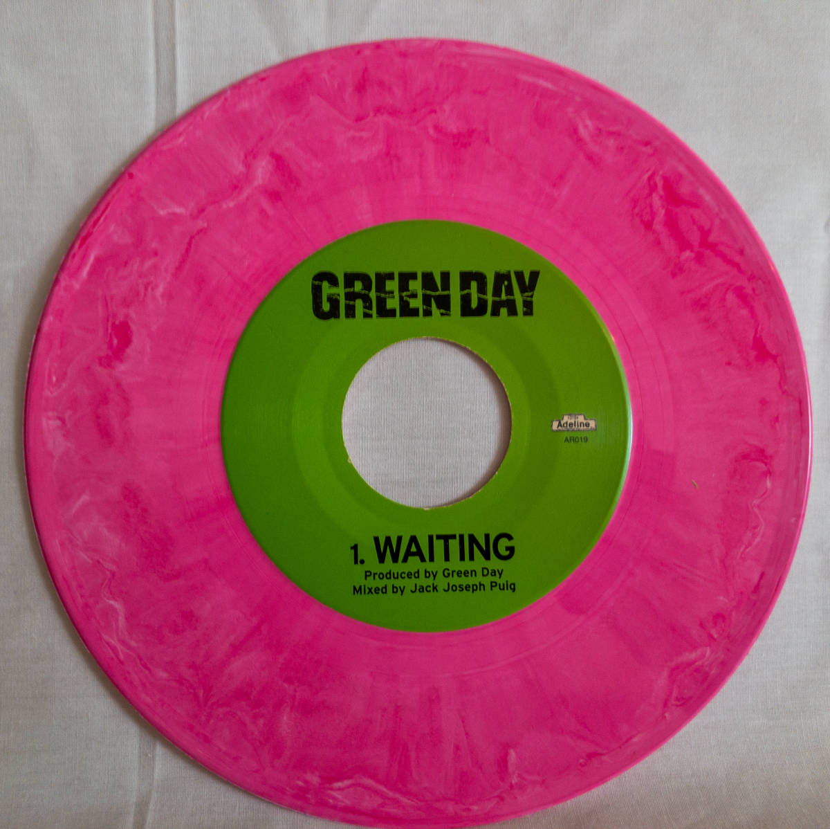 【GREEN DAY】WAITING 限定盤E.P. 7インチ/ビリージョーのサインとフィンガープリント付きジャケット/豪華おまけ付き _画像3
