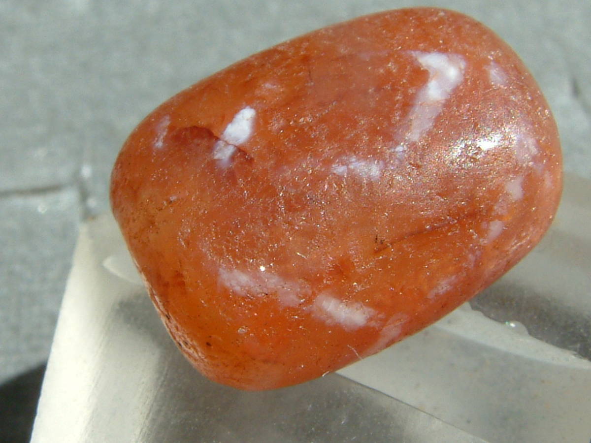 194【天珠八仙】〈15～17世紀頃のOLD.チベタンEtched Carnelian〉ペマラカ後期 小粒..約1.9㌢_画像4