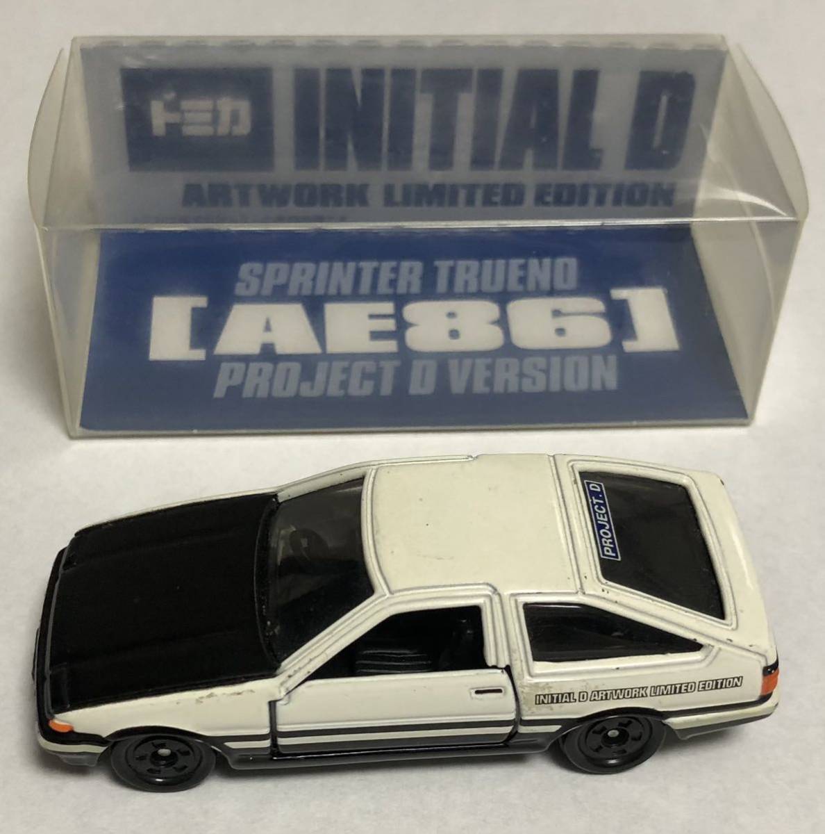 頭文字D TOMY ARTWORK限定 トミカ スプリンター トレノ AE86 プロジェクトDVer◆ミニカー ハチロク 藤原豆腐店 イニシャルD INITIAL D_画像2