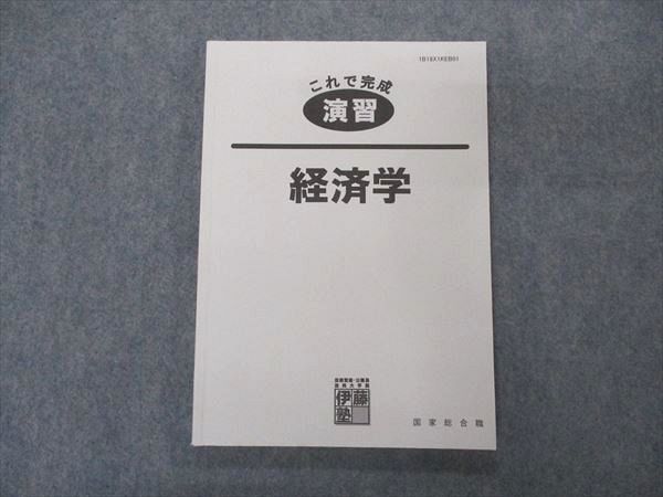 VL05-127 伊藤塾 公務員試験 国家総合職 これで完成 演習 経済学 書き込み無し 状態良い 11m4B_画像1