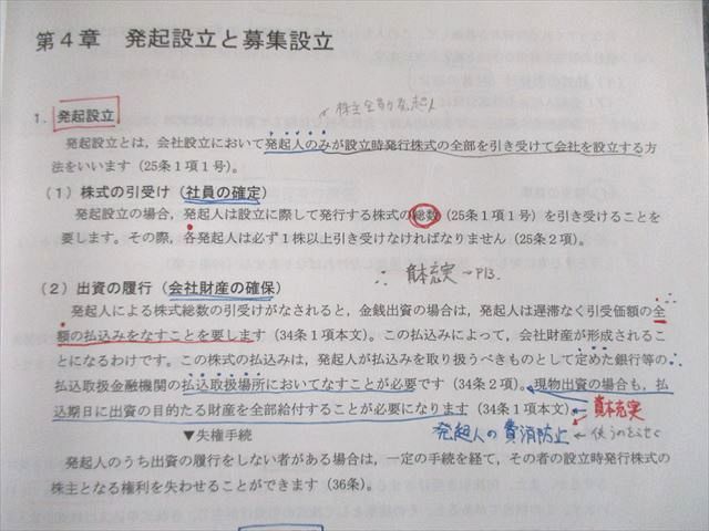 VL02-009 資格の大原 公認会計士講座 COMPASS 企業法 テキスト/問題集/肢別チェックなど 2022年合格目標 計6冊 78R4D_画像4