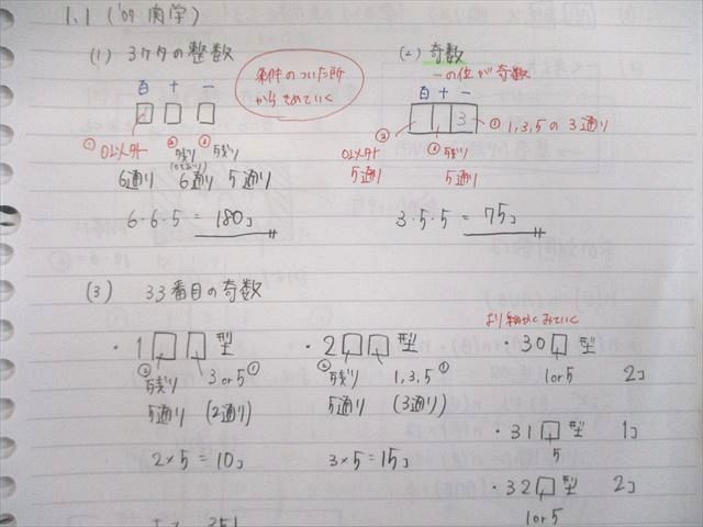 VL03-112 河合塾 得点力アップ数学A(場合の数・確率) 2019 冬期 05s0C_画像6