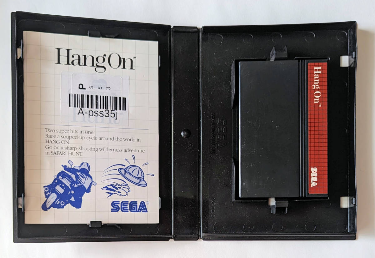 MS hang on HANG-ON RACING EU версия * Sega Master System soft 