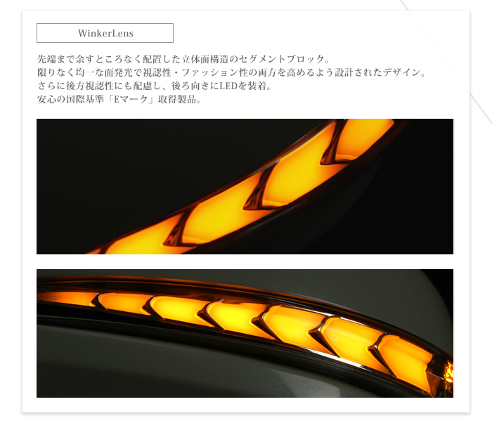 NV350 キャラバン エクストレイル LEDドアミラー シーケンシャル 流れるウィンカー カバー [未塗装]ブルーLED 未使用 AVEST アベスト_ウインカーはスイッチONで流れます