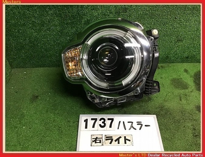 【送料無料】MR92S ハスラー HV 純正 右 LED ヘッドライト ASSY イチコ1985 打刻/2L 35120-59S12/35120-59S13_画像1