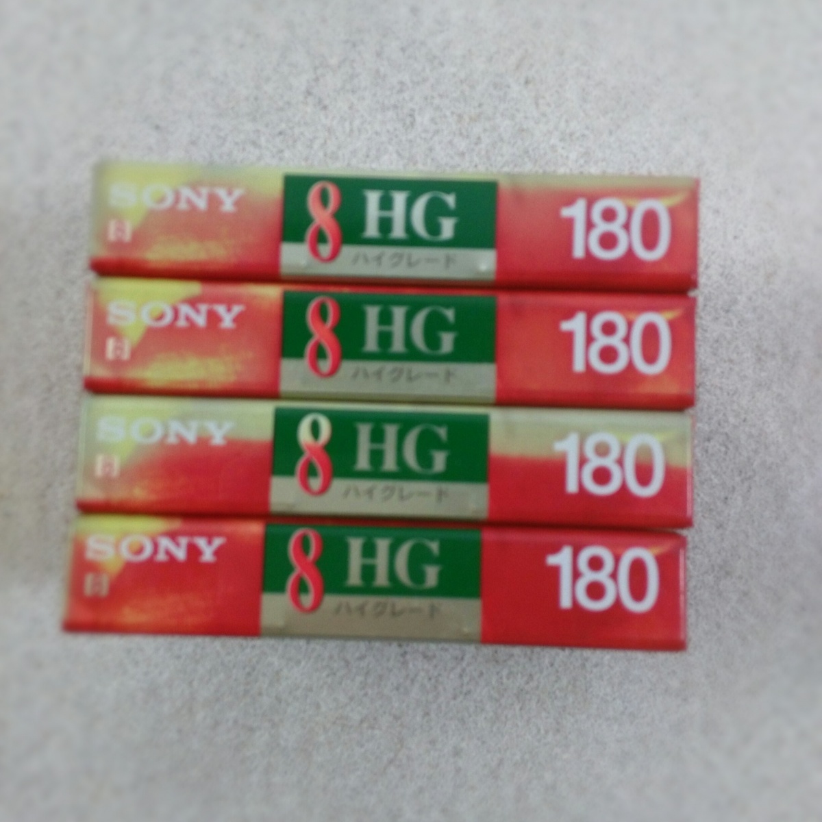 [ не использовался товар ] Sony 180 минут 8 мм видеолента HG высококлассный P6-180HG3×4 шт. комплект [ бесплатная доставка ][ почтовая доставка . отправляем ] наложенный платеж не возможно 