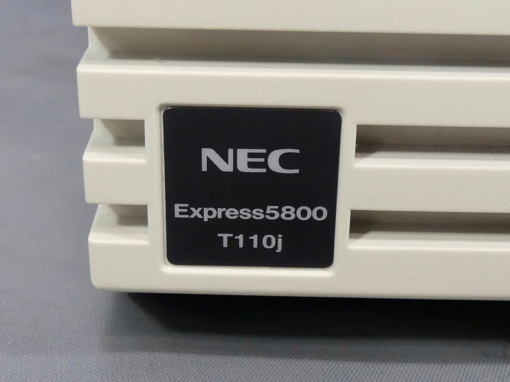 NEC Express5800 T110j 2019年 Xeon E-2124(3.30～4.30GHz) メモリ32GB(8GBx4) HDD600GBx4 中古 〇 S2310-6649_画像2