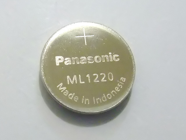 ★★★★【新品・即決・送料無料】Panasonic パナソニック ML1220 ML系コイン形リチウム二次電池 1個 [並行輸入 バルク品]★★★★_Panasonic　ML1220　Voltage:3V