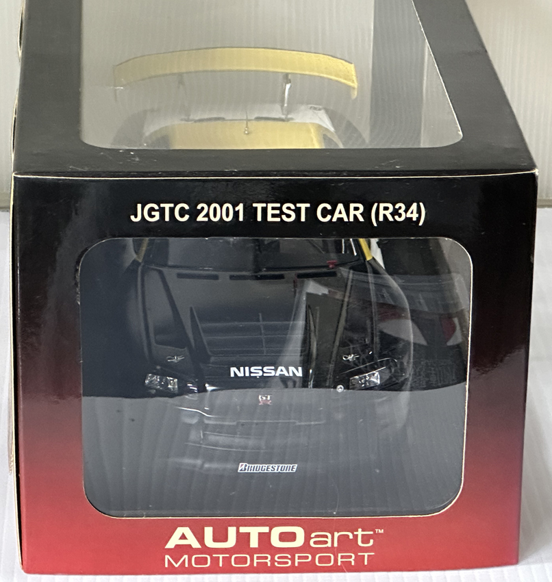 オートアート 1/18 AUTOart NISSAN SKYLINE JGTC 2001 TEST CAR (R34) 新品未使用 ・未開封品_画像2