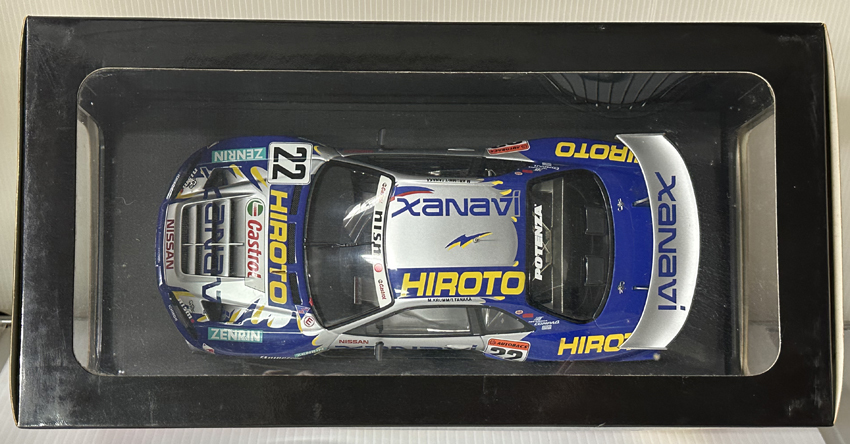 オートアート 1/18 AUTOart NISSAN SKYLINE JGTC 2001 #22 XANAVI HIROTO GT-R (R34) 新品未使用 ・未開封品_画像4