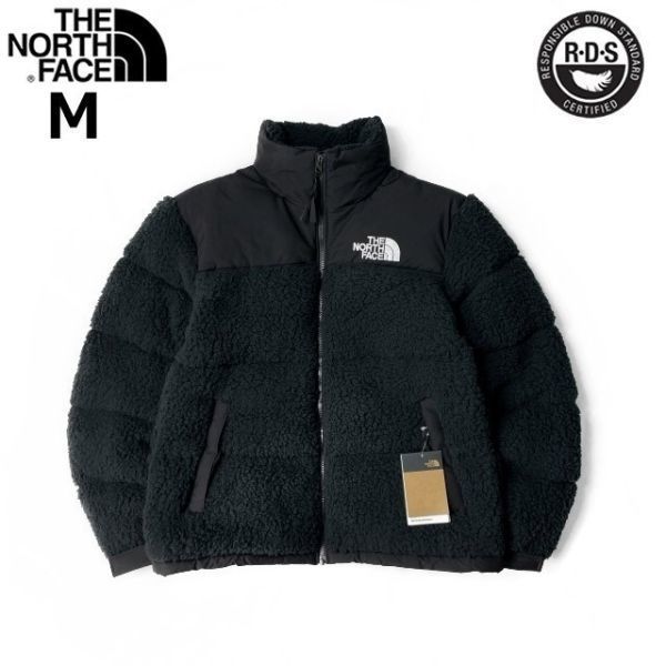 1円～!売切!【正規新品】THE NORTH FACE SHERPA NUPTSE JACKET ダウンジャケット ヌプシ モコモコ シェルパフリース ボア(M)黒 190122-175_画像2