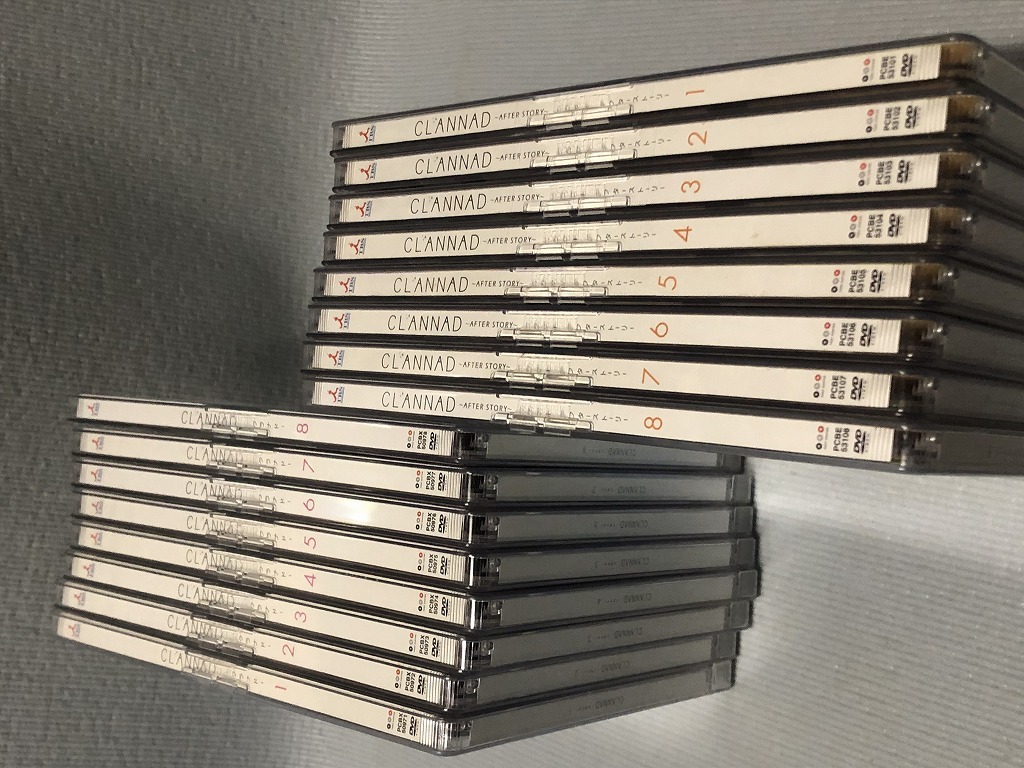 DVD　クラナド アフターストーリー CLANNAD AFTER STORY 1期＆2期 無印 全8巻 全16巻　セル版