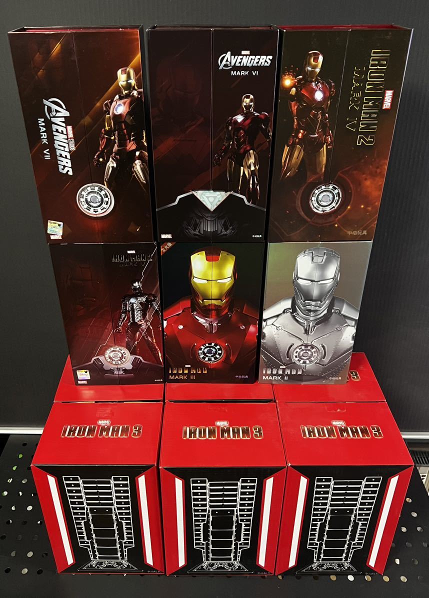 ■中動玩具 Zhong Dong Toys■マーベル・アベンジャーズ■アイアンマン&格納庫SET■美品_画像1