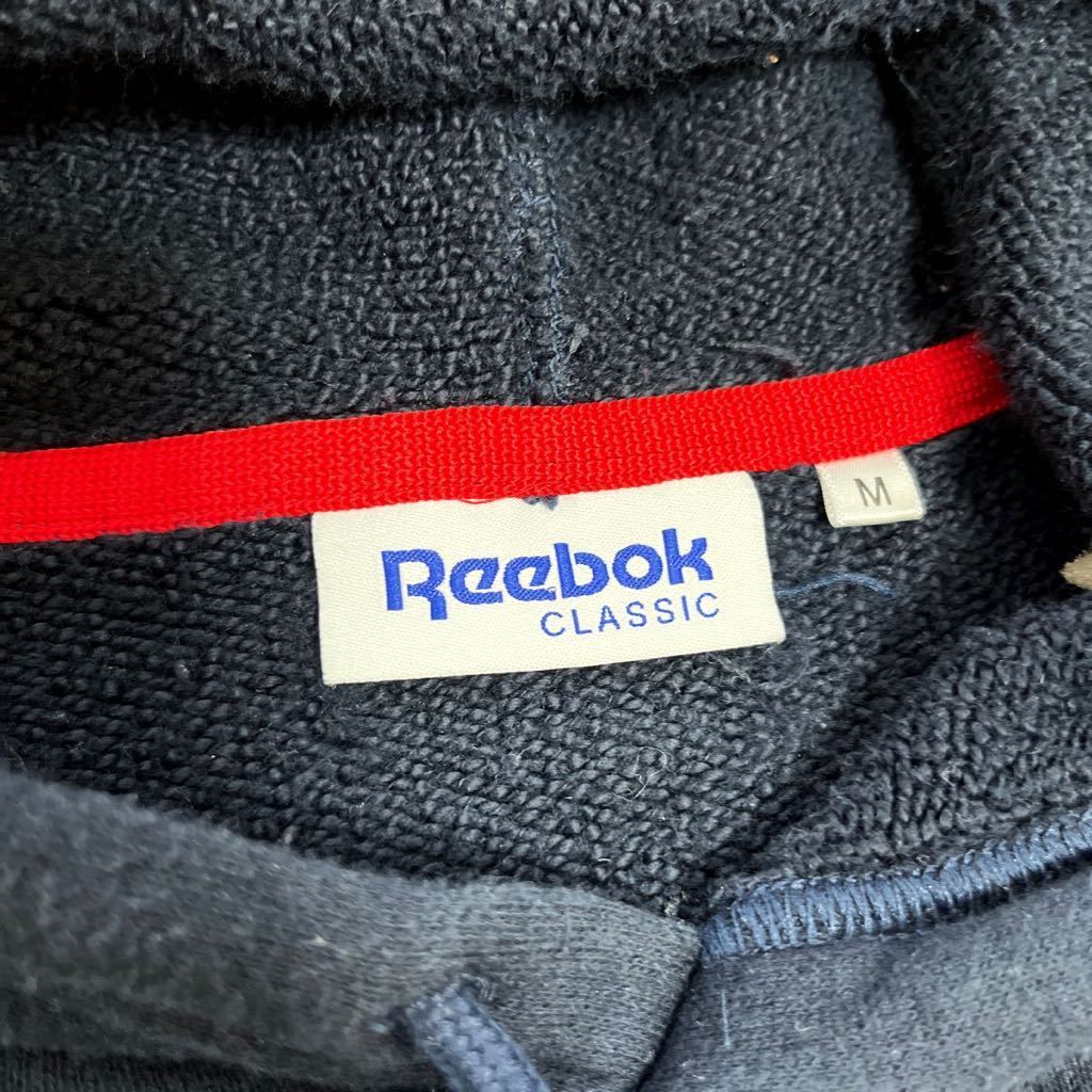 Reebok Classic リーボック　メンズ　パーカー　Mサイズ　ネイビー　紺色　トレーナー_画像7