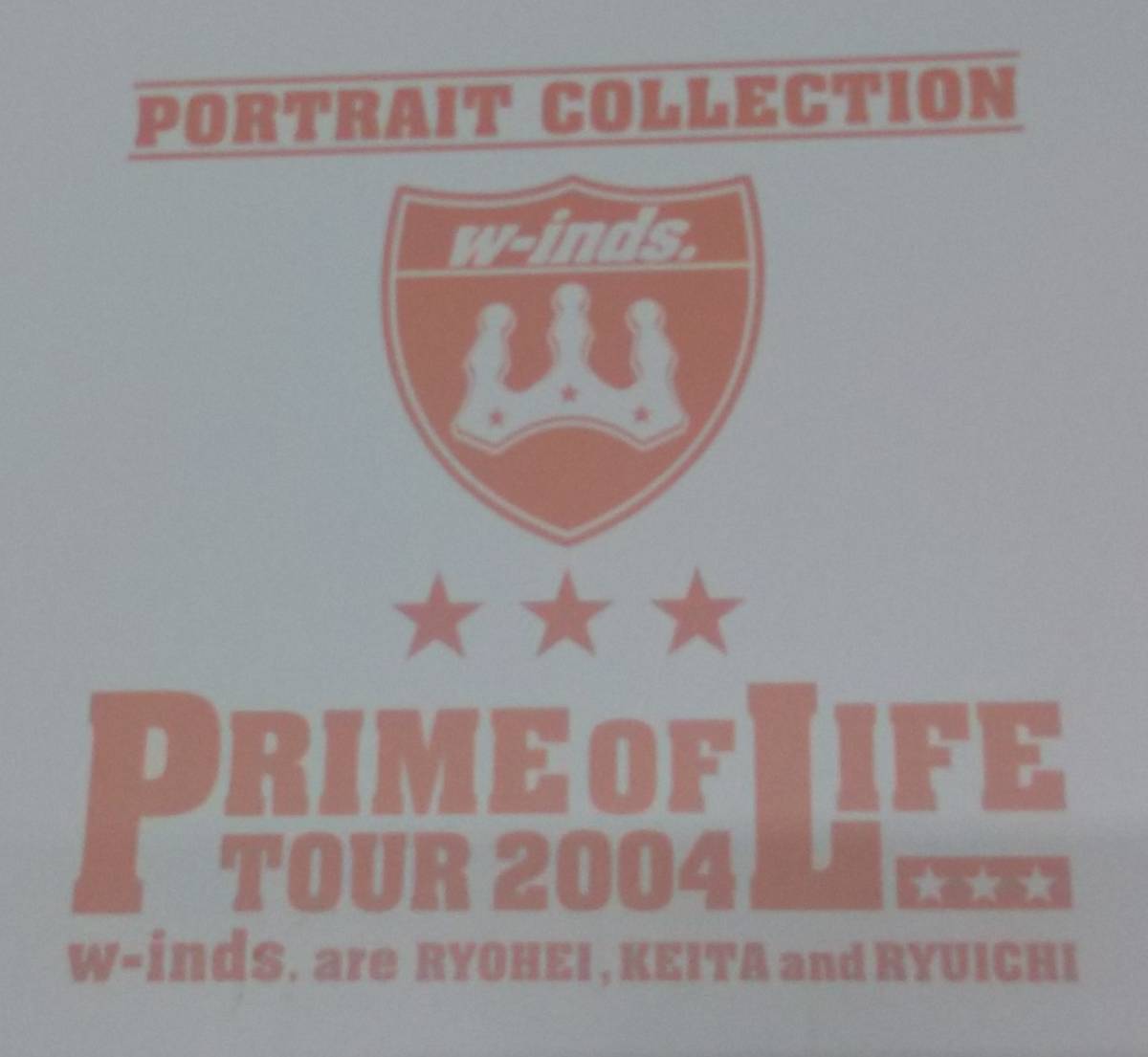 W-inds ウィンズ PRIME OF LIFE TOUR 2004ポートレートコレクション 汚れあり 01_画像6