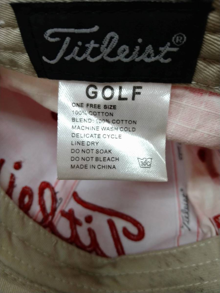 Titleist FJ　タイトリスト フットジョイ　ゴルフキャップ　ピンク・迷彩柄　ONE FREEサイズ　レディース　01_画像2