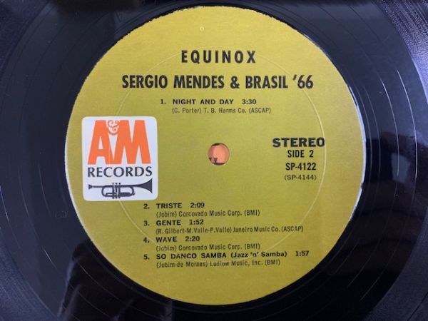 米 セルジオ・メンデス SERGIO MENDES & BRASIL '66 / EQUINOX US盤 A&M SP4122 ブラジル音楽_画像6