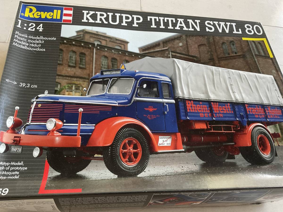 1/24 Revell KRUPP TITAN SWL 80 / ドイツレベル クルップタイタン