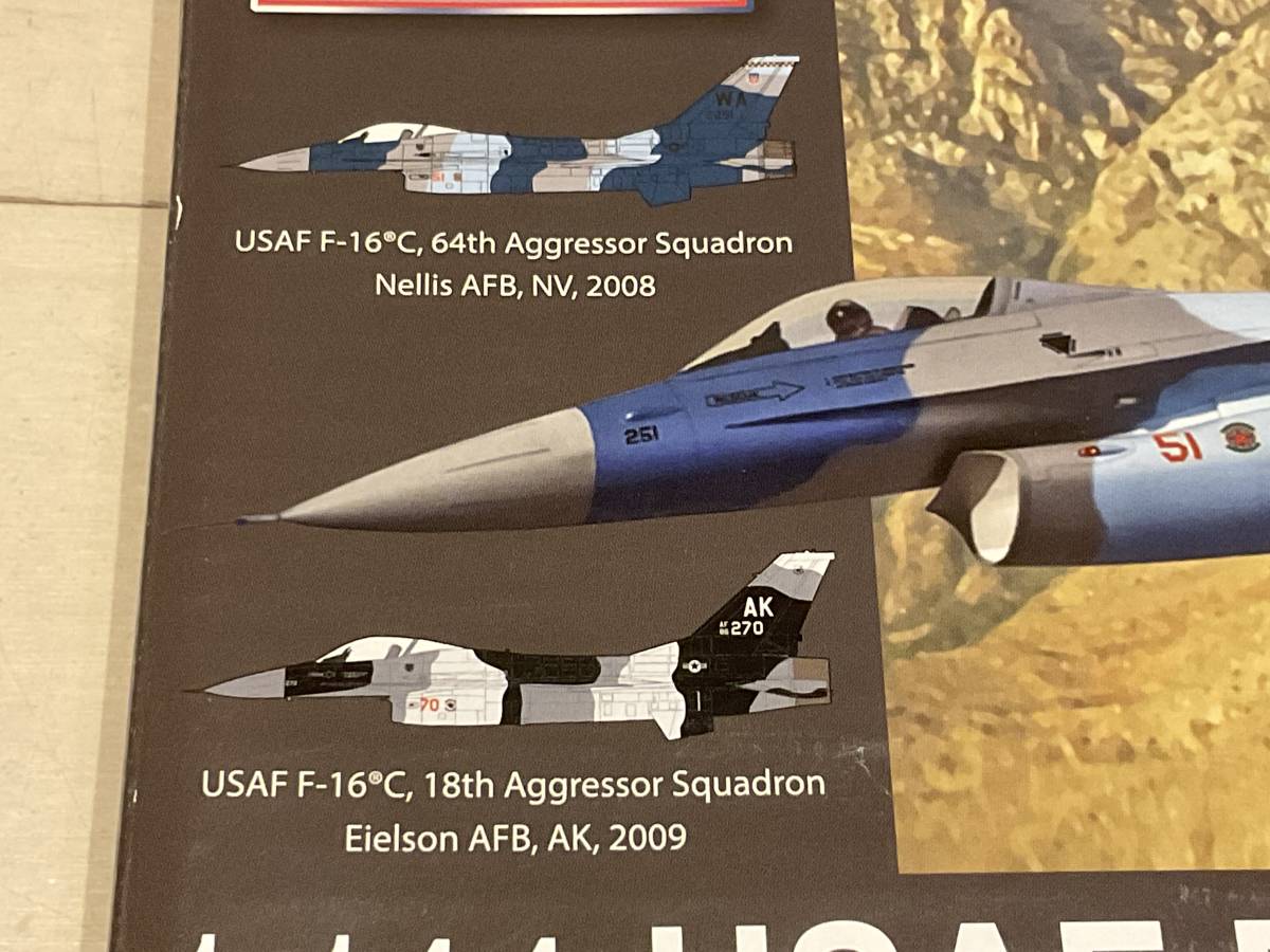 1/144 Minicraft USAF F-16C / ミニクラフト F-16C アグレッサー_画像3