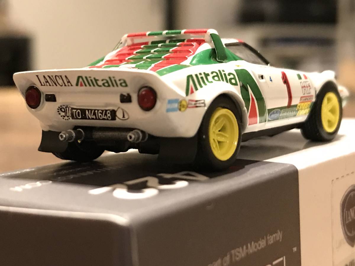 1/64 MINI GT / TSM MODEL ランチアストラトス 1977 ラリーモンテカルロ優勝車 左ハンドル_画像8