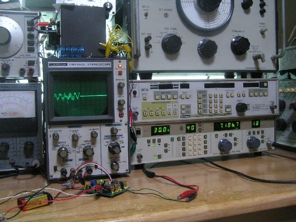 SSB /AM 2モードの 短波ラジオ基板 RK-63 ： 「基板+W55H+CA3028+TDA1083」のセット。_SSGで確認