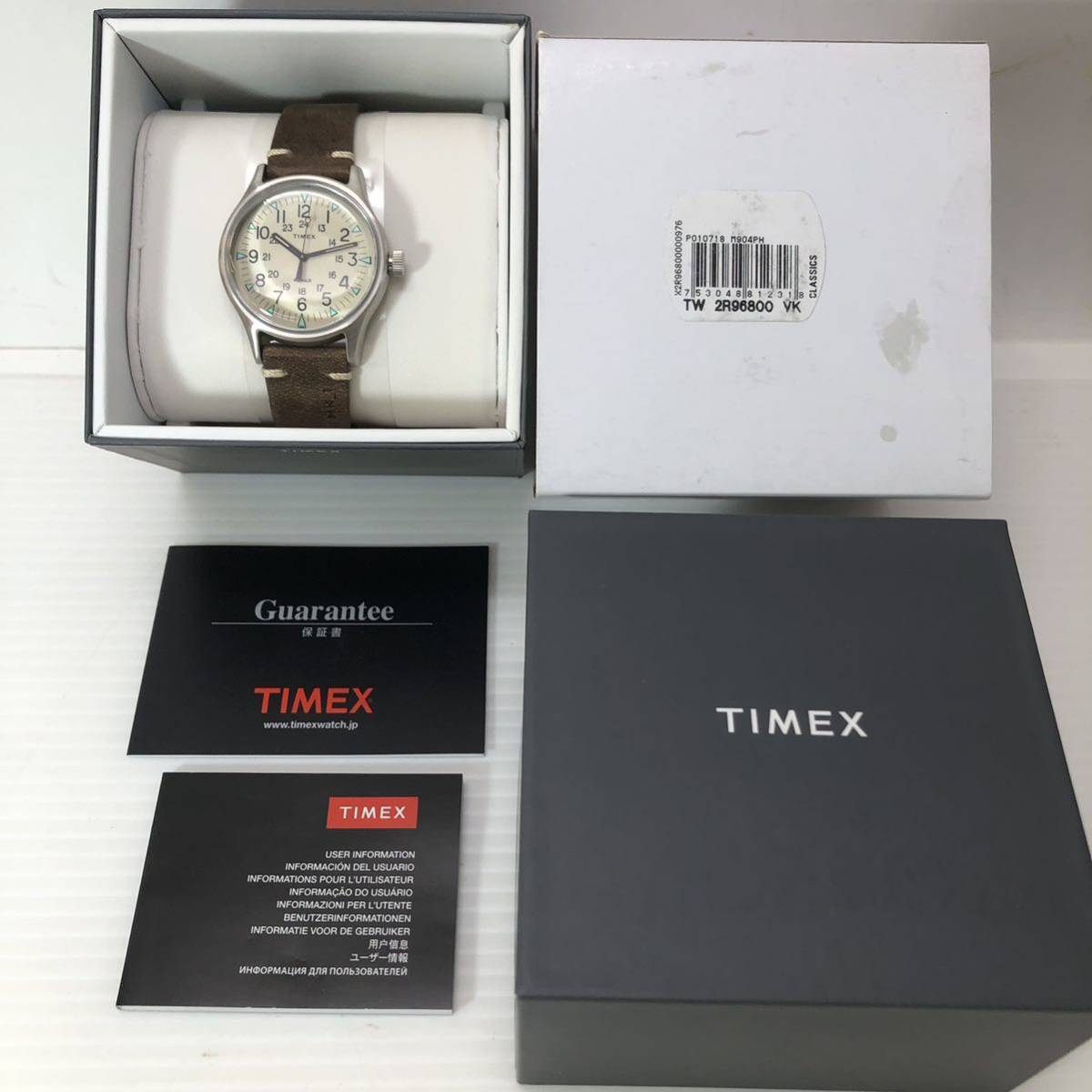 TIMEX Timex TW2R96800 40mm кожаный ремень кварц аналог тип аккумулятора три игла нержавеющая сталь наручные часы мода смешанные товары с ящиком 