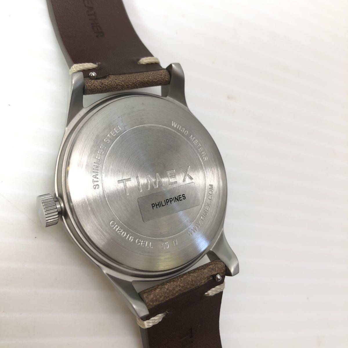 TIMEX Timex TW2R96800 40mm кожаный ремень кварц аналог тип аккумулятора три игла нержавеющая сталь наручные часы мода смешанные товары с ящиком 