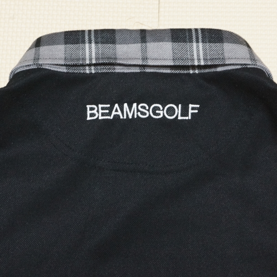 BEAMS GOLF ORANGE LABEL 長袖 ボタンダウンポロシャツ XL チェック柄 ビームス ゴルフ_画像7