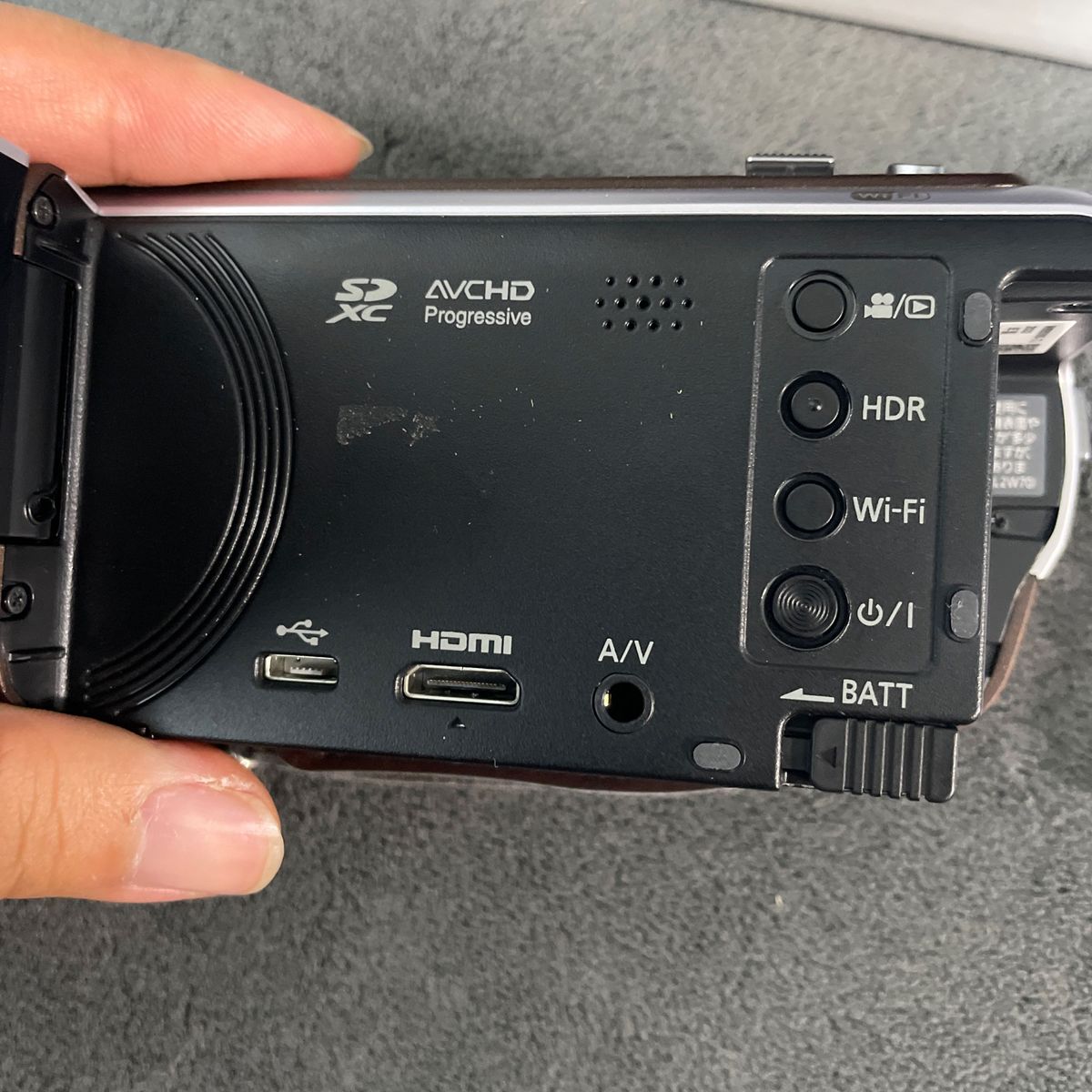 【展示品】 Panasonic デジタルビデオカメラ HC-W590MS-TJ ブラウン (店頭展示型番)