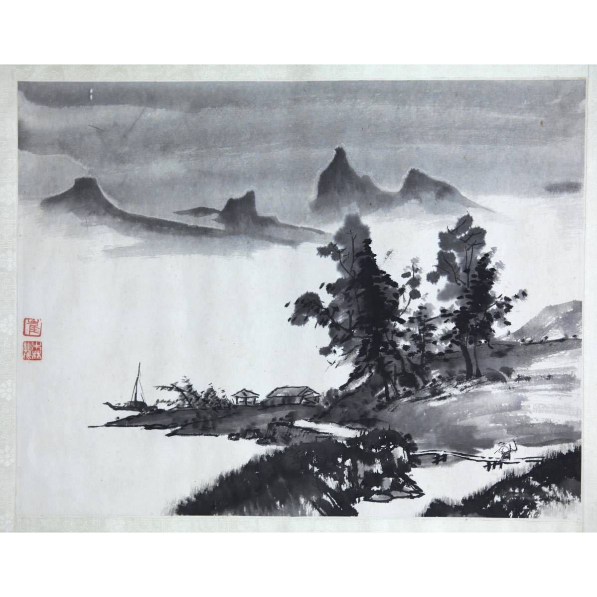 [ genuine work ][ manner car ]. forest .[ snow night .. map ]* autograph paper text thing shop warehouse goods * lake north. person . snow . face ground ... -years old forest . landscape painter China .