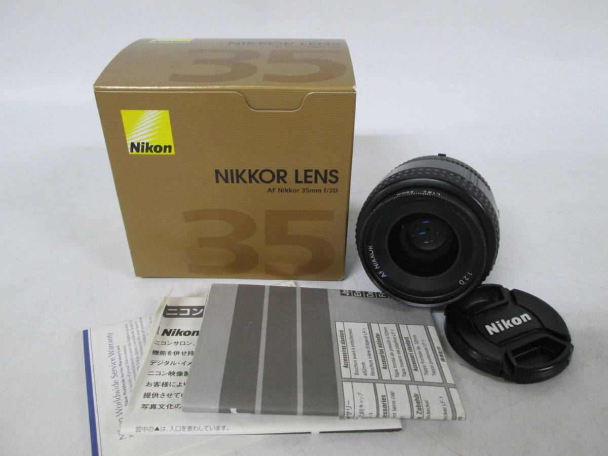 【1106n Y6437】Nikon ニコン NIKKOR LENS AF Nikkor 35mm f/2D カメラレンズ AF,MF確認OK_画像1