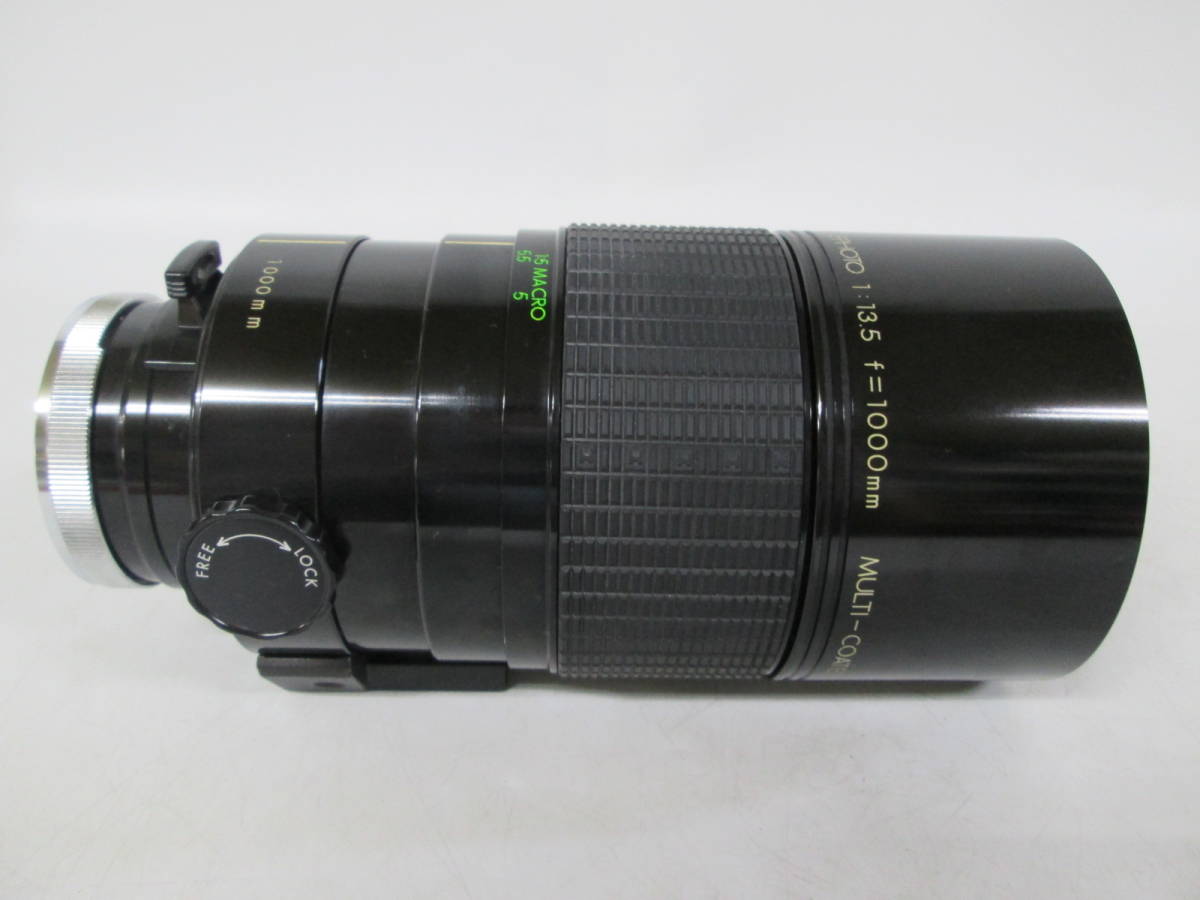 【1109n Y6503】1円～ シグマ SIGMA MIRROR-TELEPHOTO 1:13.5 f=1000mm MULTI-COATED レンズ 一眼 マニュアルフォーカス ケース付き _画像3