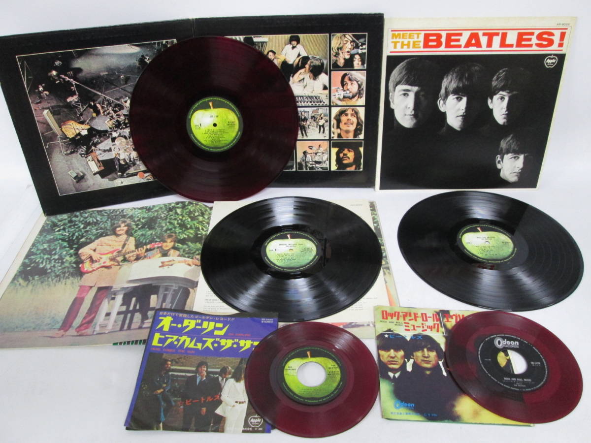 【1122n S6970】 ビートルズ Beatles レコード まとめ LP11枚 EP2枚 その他1点　HELP!赤盤/Rubber Soul/Let It Be/Revolver 他_画像9