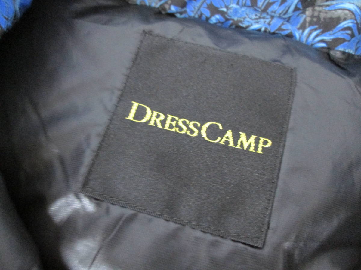 【1128i T7210】 DRESS CAMP ドレスキャンプ ダウンベスト 48 ダウンジャケット ブラック ブルー_画像3
