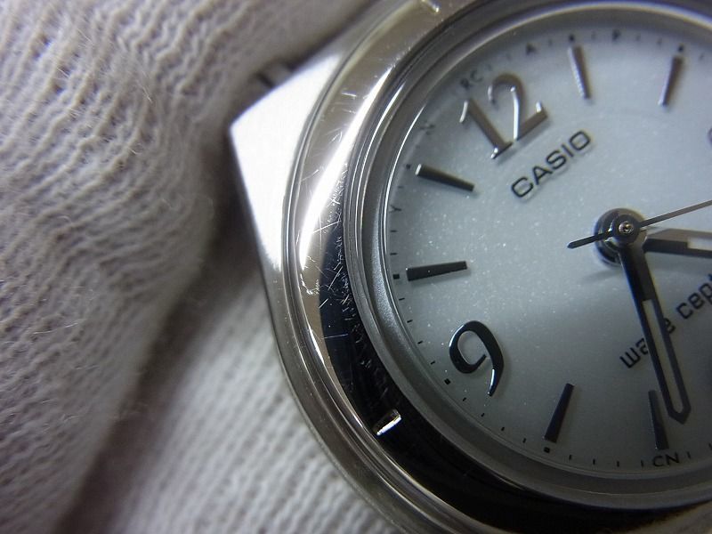 CASIO/カシオ ウェーブセプター/電波ソーラー デイト レディース腕時計 LWQ-10 ◯ 【W6581y】_画像5