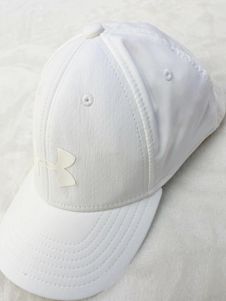 UNDER ARMOUR Under Armor колпак шляпа бейсболка белый Kids Junior детский стрейч Golf уличный 