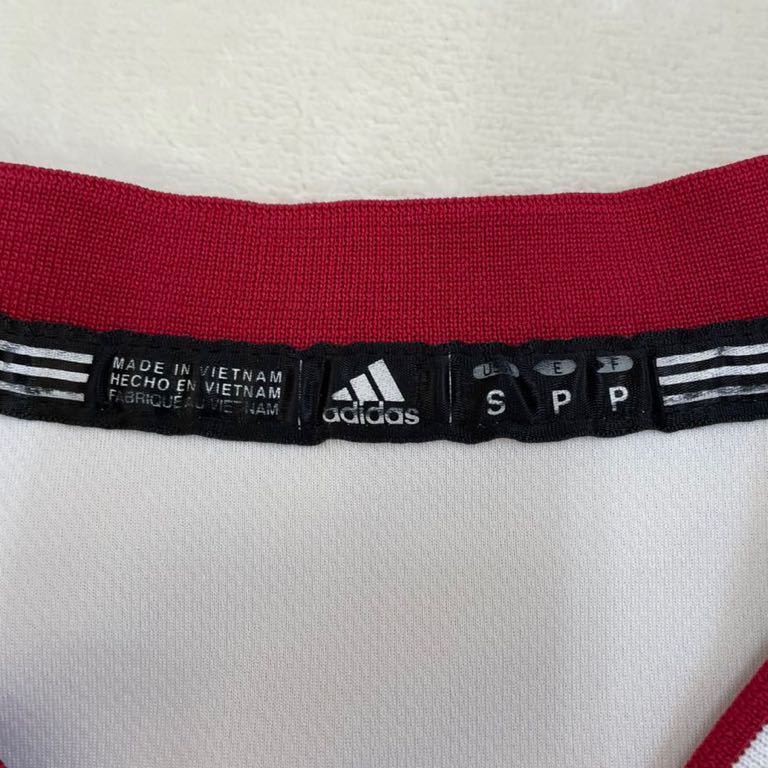 良品　JAMES　レブロン・ジェームズ　NBA　HEAT　adidas　アディダス　ゲームシャツ　ユニフォーム　メンズ　Mサイズ　刺繍ロゴ　正規品_画像6